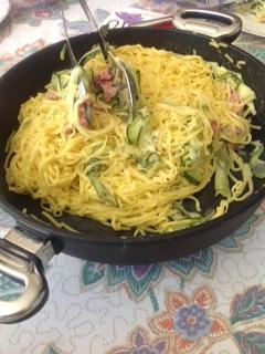 Pasta alla carbonara leggera