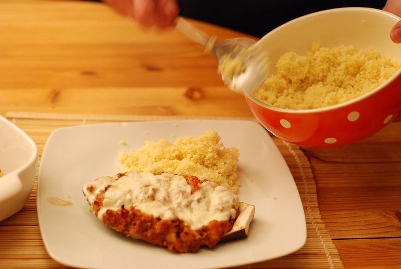 Gevulde aubergines met Afrikaanse kruiden