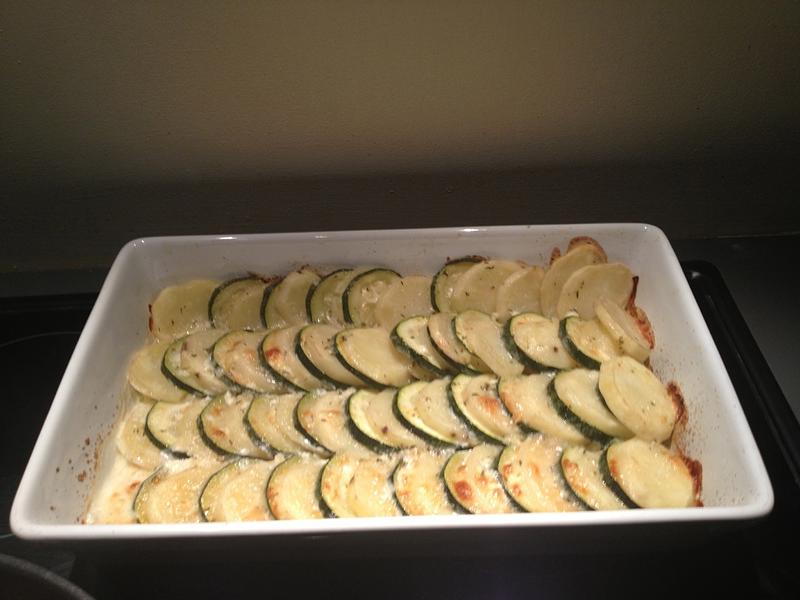Aardappeltaart met courgette