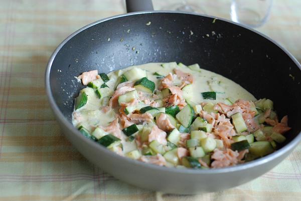 Vlinderpasta met zalm en room