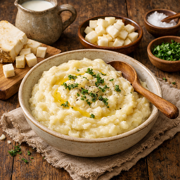 Knolselderpuree