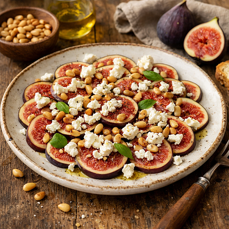 Carpaccio van vijgen en feta