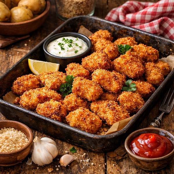 Homemade chicken nuggets