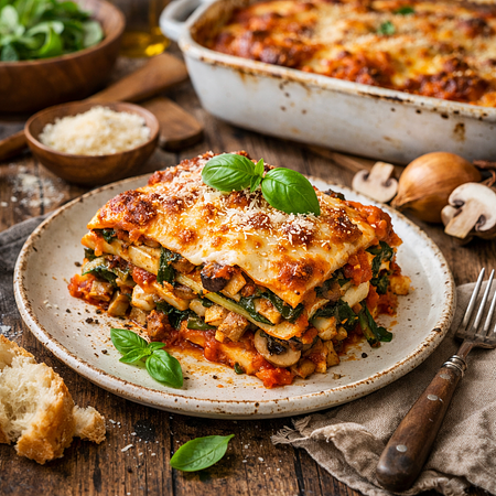 Vegetarische lasagne