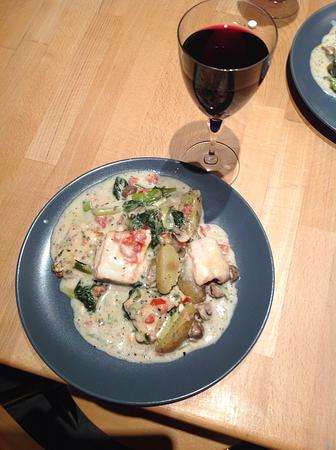 Zalmgratin