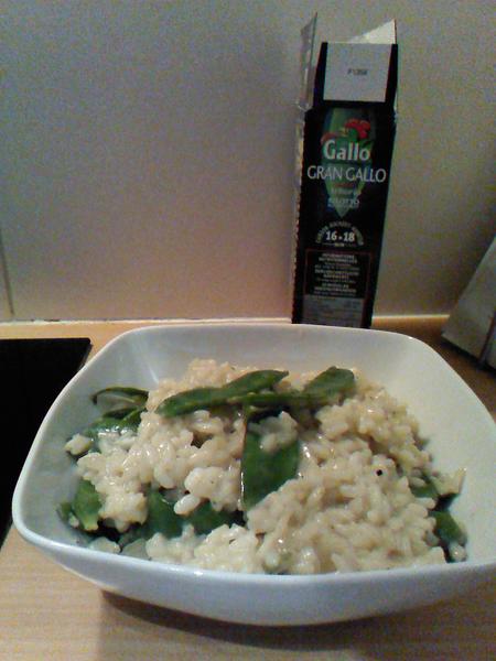Risotto met sluimererwten