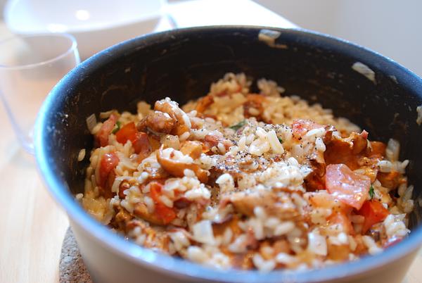 Risotto met cantharellen